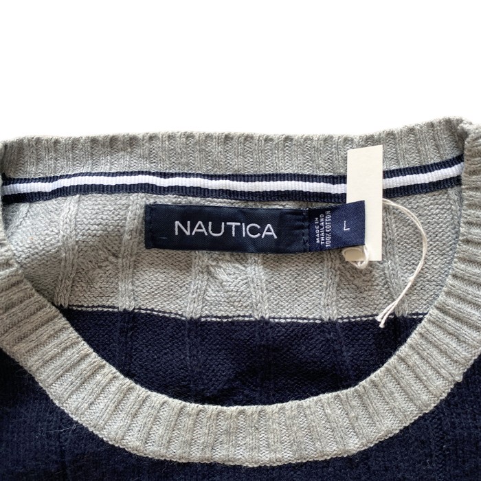 NAUTICA Border Knit | Vintage.City 古着屋、古着コーデ情報を発信