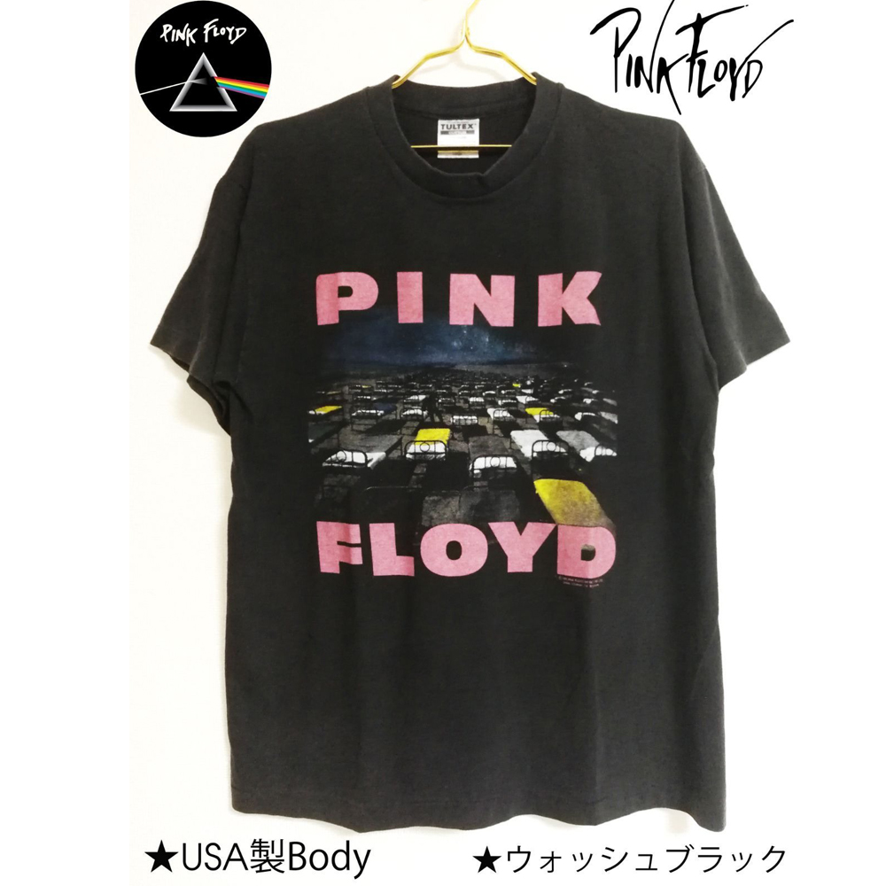 PINK FLOYD ピンクフロイド Tシャツ ウォッシュアウトブラック Lサイズ