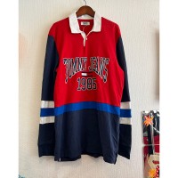 TOMMY HILFIGER TOMMY JEANS トミーヒルフィガー トミージーンズ ポロシャツ ラクビーシャツ | Vintage.City 古着屋、古着コーデ情報を発信