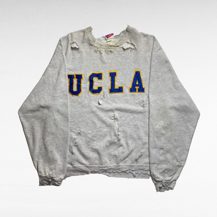 remake】【90〜00's】 チャンピオン XL UCLA リメイク ボロ カレッジ