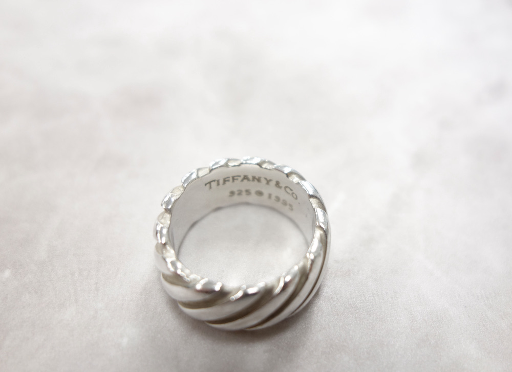 Tiffany & Co ティファニー ツイストトルネード リング 指輪 silver925