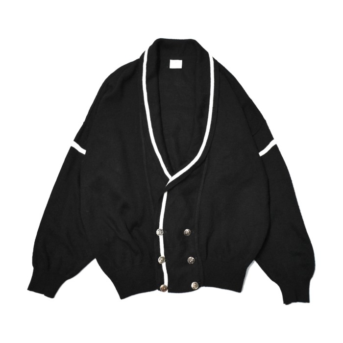 Vintage Double Breasted Knit Cardigan | Vintage.City