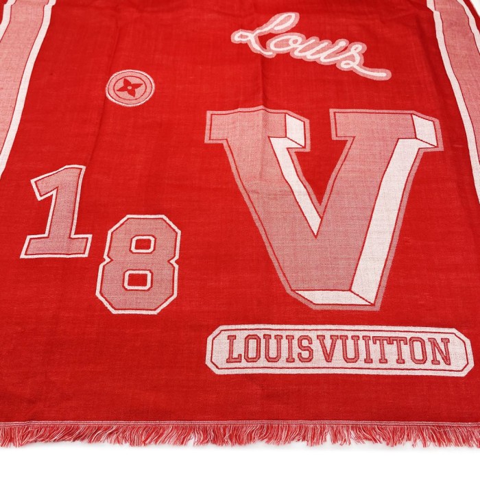 LOUIS VUITTON ルイヴィトン ストール ショール エトール LVリーグ ウール シルク レッド系 M73739 | Vintage.City 古着屋、古着コーデ情報を発信
