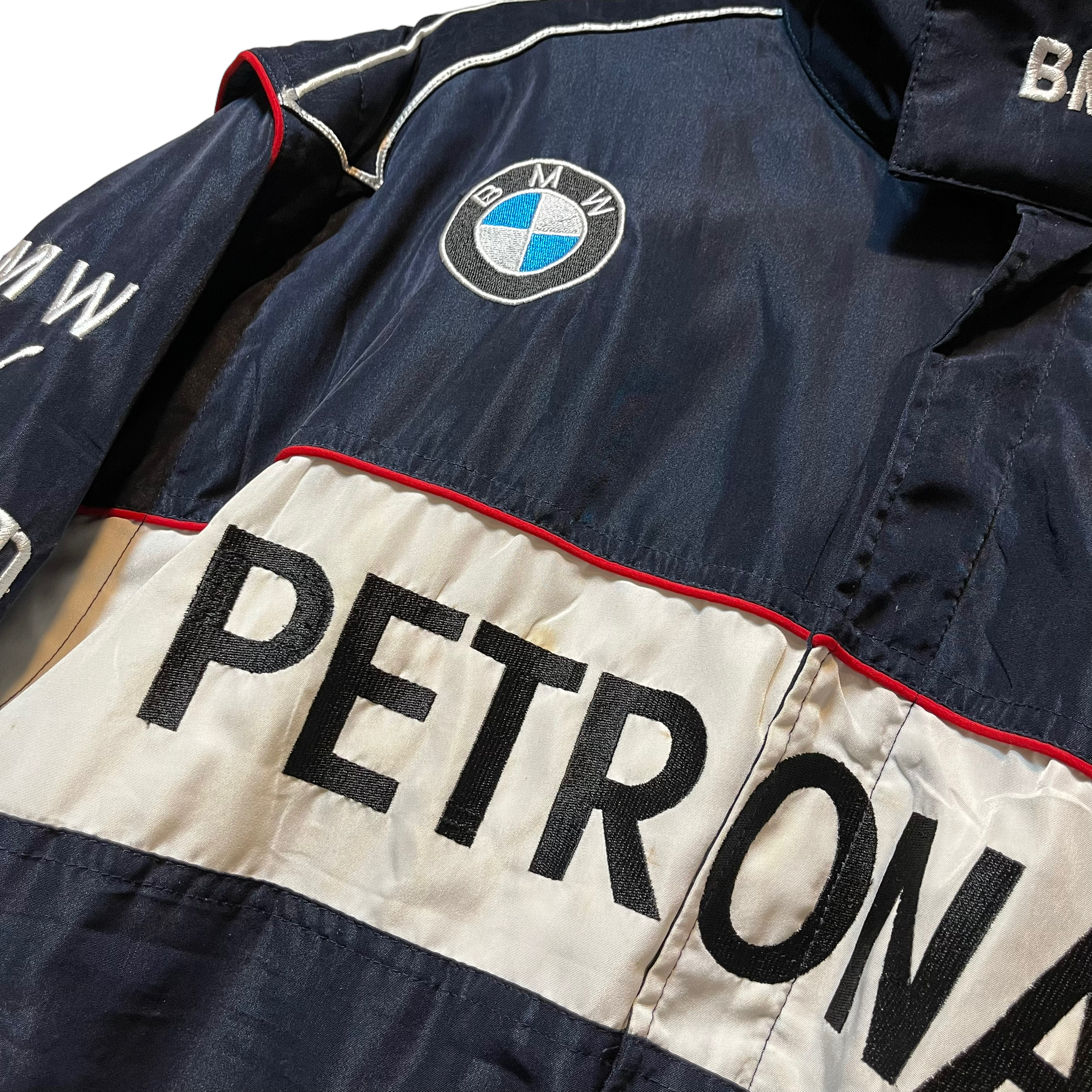 セール爆買い❮希少❯BMW ナイロンジャケット ブルゾン 企業ロゴ レーシング F1 ジャケット・アウター