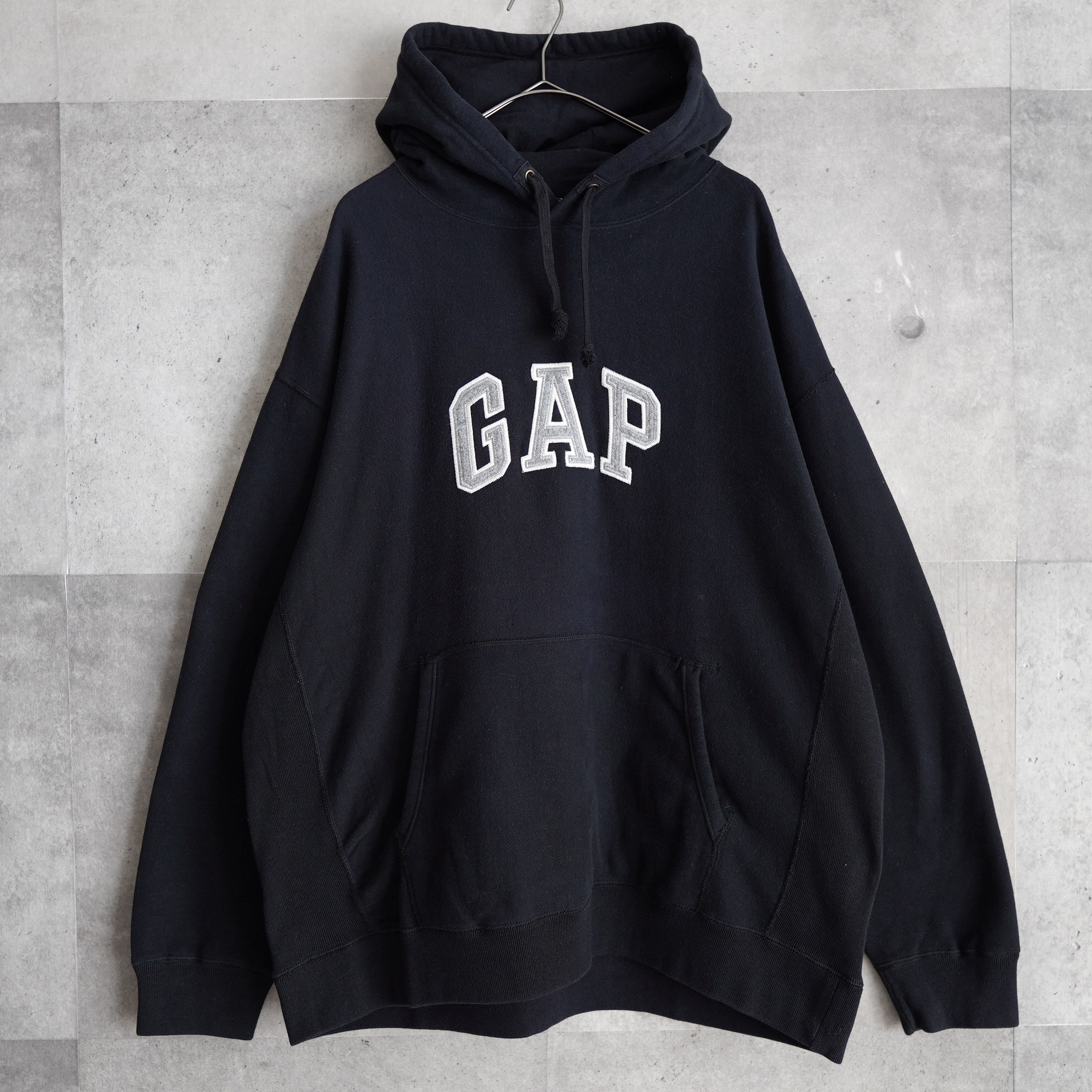 GAP ギャップ パーカー フーディー ロゴワッペン XLサイズ | Vintage.City