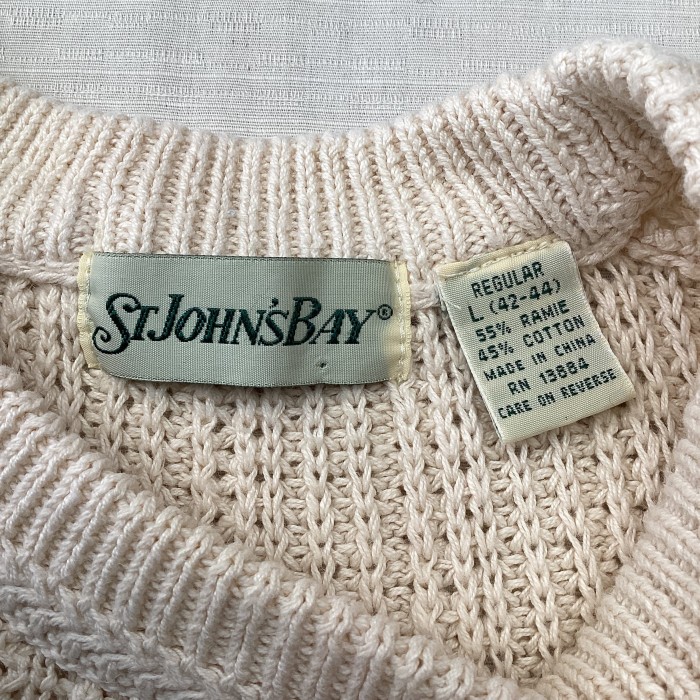90's stjohn'sbay/セントジョンズベイ コットンニット セーター