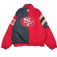 Lsize NFL STARTER 49ERS nylon jacket 231105001 アメフト スターター ナイロンジャケット | Vintage.City 古着屋、古着コーデ情報を発信