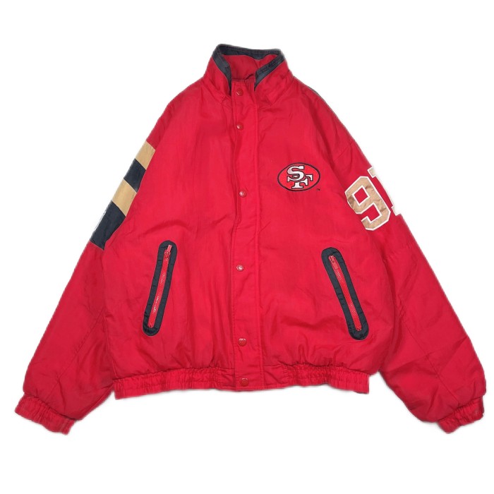 Lsize NFL STARTER 49ERS nylon jacket 231105001 アメフト スターター ナイロンジャケット | Vintage.City 古着屋、古着コーデ情報を発信