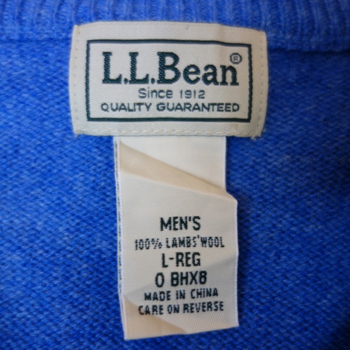 L.L.Bean(エルエルビーン) Crew Neck Lamb's Wool Knit クルーネック ラムズウールニット ブルー | Vintage.City 古着屋、古着コーデ情報を発信