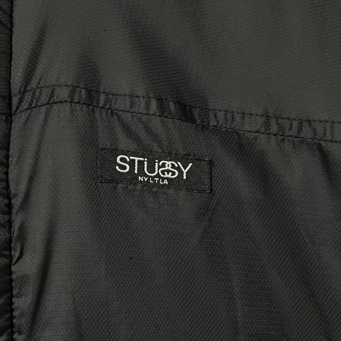 stussy ステューシー ナイロンジャケット リバーシブル 刺繍ロゴ