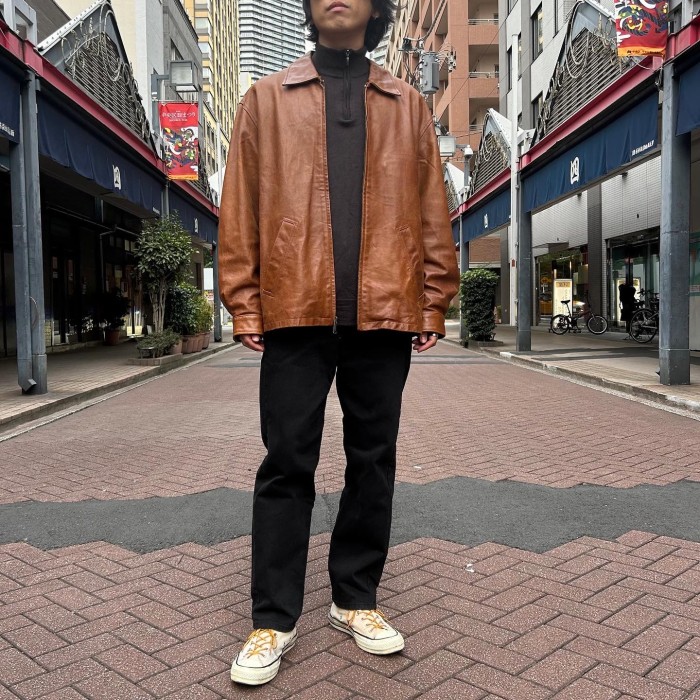 超希少 90s lakers レザースタジャン WILSONS LEATHER-