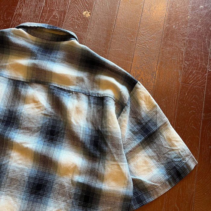 90's BUFFALO HUNTER BH Printed Check Wool S/S Shirt   チェック ネル シャツ XL USA | Vintage.City 古着屋、古着コーデ情報を発信