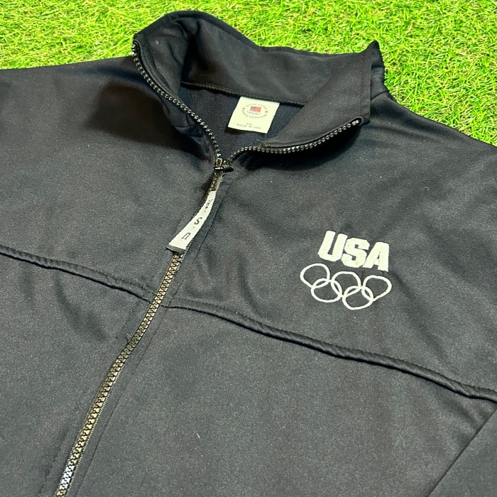 Unisex】90s USA オリンピック トラック ジャケット / Made In USA