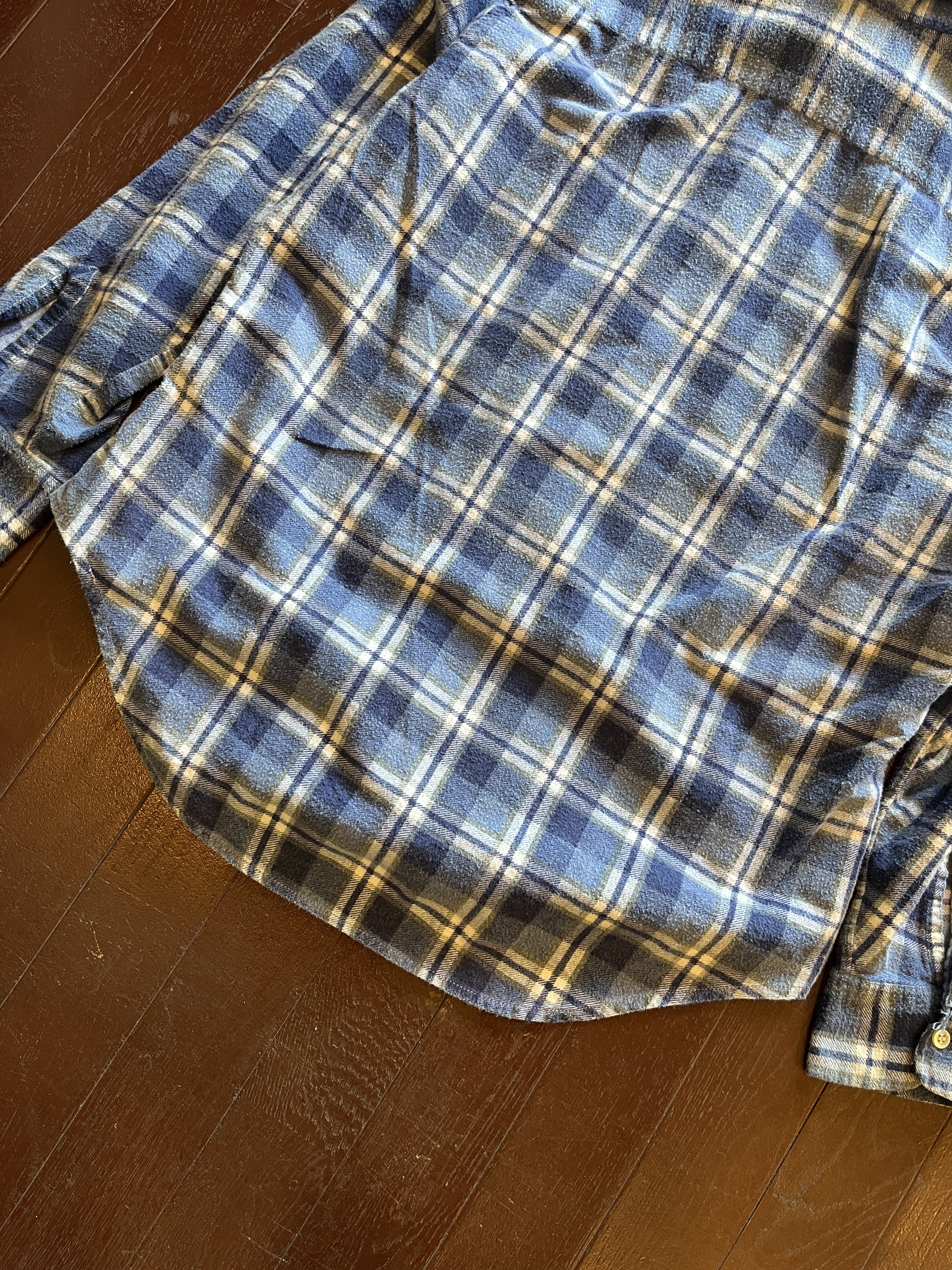 80~90's SEARS Printed Check Flannel Shirt シアーズ チェック