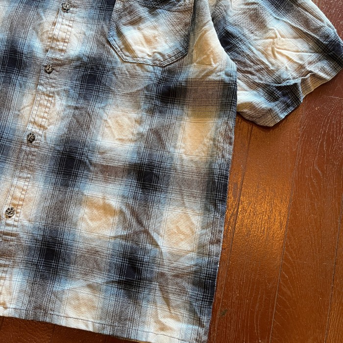 90's BUFFALO HUNTER BH Printed Check Wool S/S Shirt   チェック ネル シャツ XL USA | Vintage.City 古着屋、古着コーデ情報を発信