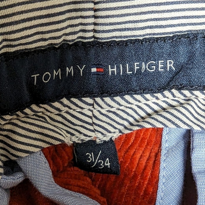 Tommy Hilfiger トミーヒルフィガー 2000s コーデュロイパンツ。ブラットオレンジ。未使用 | Vintage.City 빈티지숍, 빈티지 코디 정보
