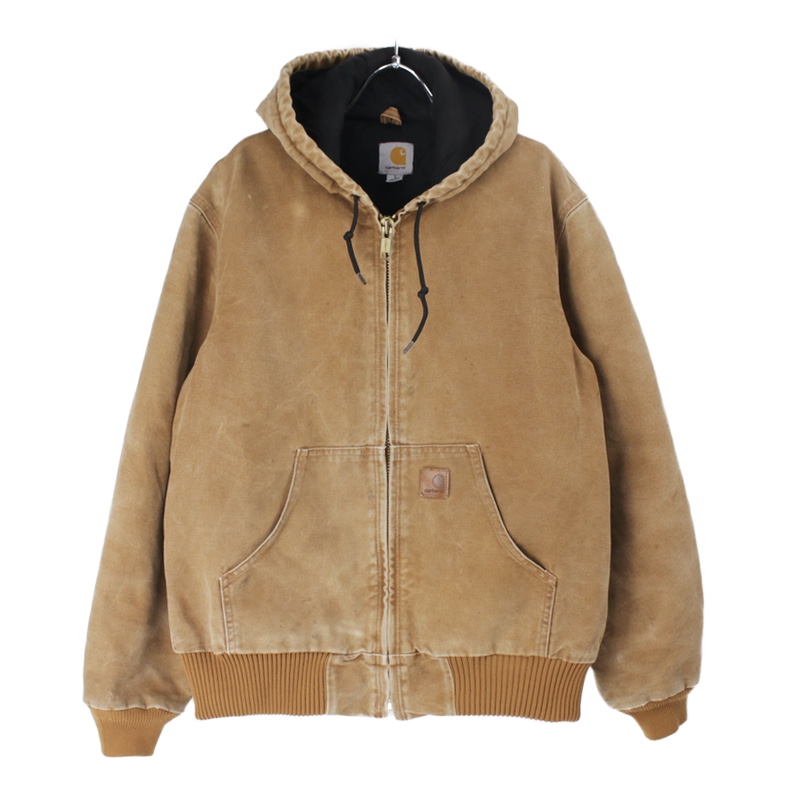 4XL【carhartt】カーハート アクティブジャケット ブラウン ダック地