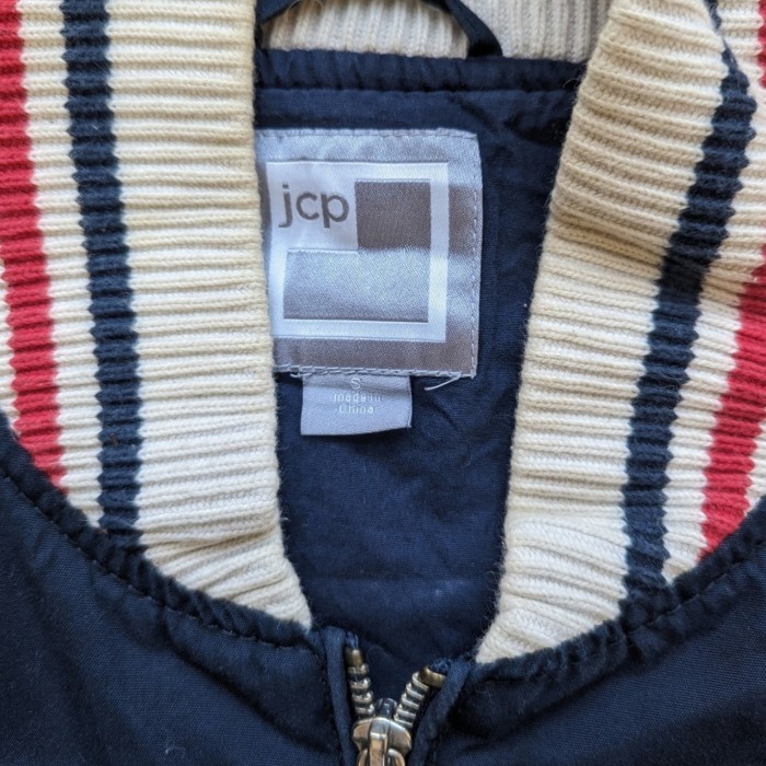 2000s ブルゾン ジャケット ジップアップ ネイビー。 | Vintage.City 古着屋、古着コーデ情報を発信