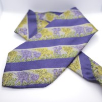 Elephants Pattern Silk Necktie | Vintage.City 古着屋、古着コーデ情報を発信