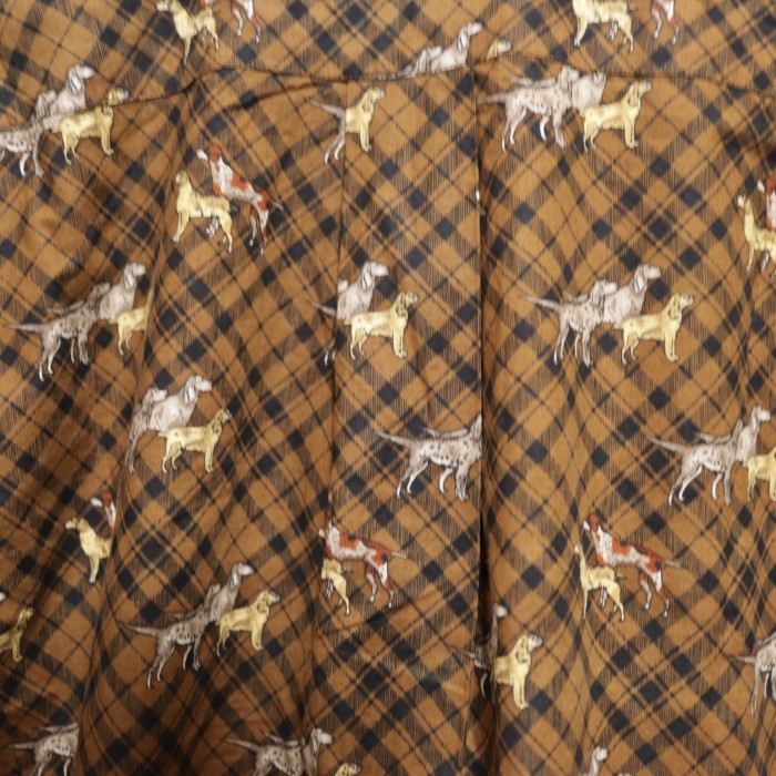 Brooks Brothers Dogs Pattern Shirt Brown | Vintage.City Vintage Shops, Vintage Fashion Trends