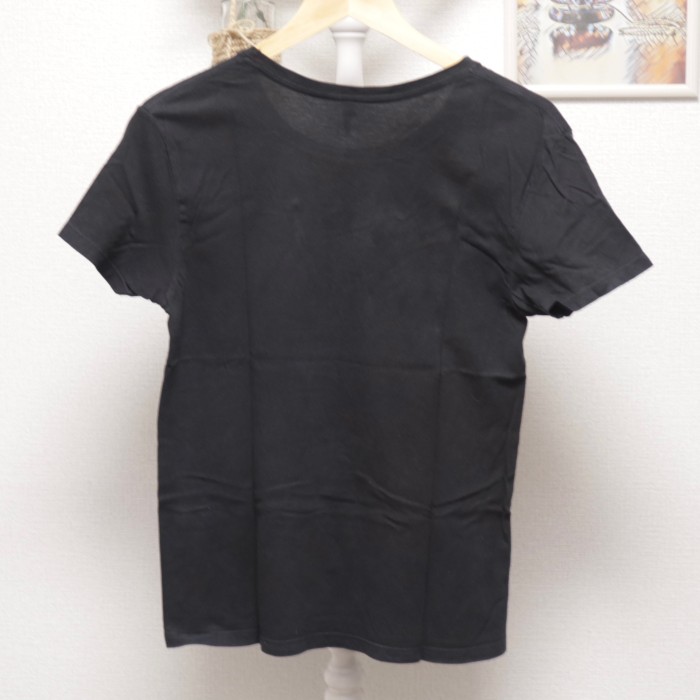 QURULI Front Print T-Shirt Black | Vintage.City 빈티지숍, 빈티지 코디 정보