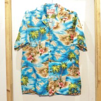 Landscape Aloha Shirt Blue | Vintage.City 빈티지숍, 빈티지 코디 정보