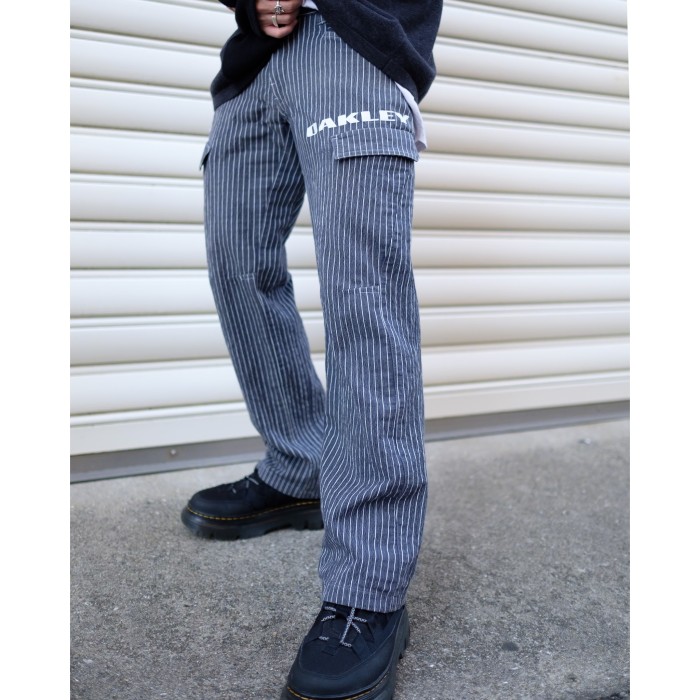OAKLEY stripe design cargo denim pants | Vintage.City 빈티지숍, 빈티지 코디 정보
