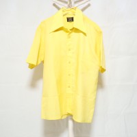 70s TOWNCRAFT Short Sleeve Shirt Yellow | Vintage.City Vintage Shops, Vintage Fashion Trends