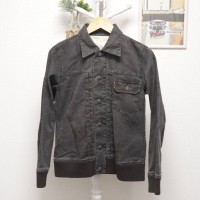 Levi's Flower Pattern Denim Jacket Black | Vintage.City 빈티지숍, 빈티지 코디 정보