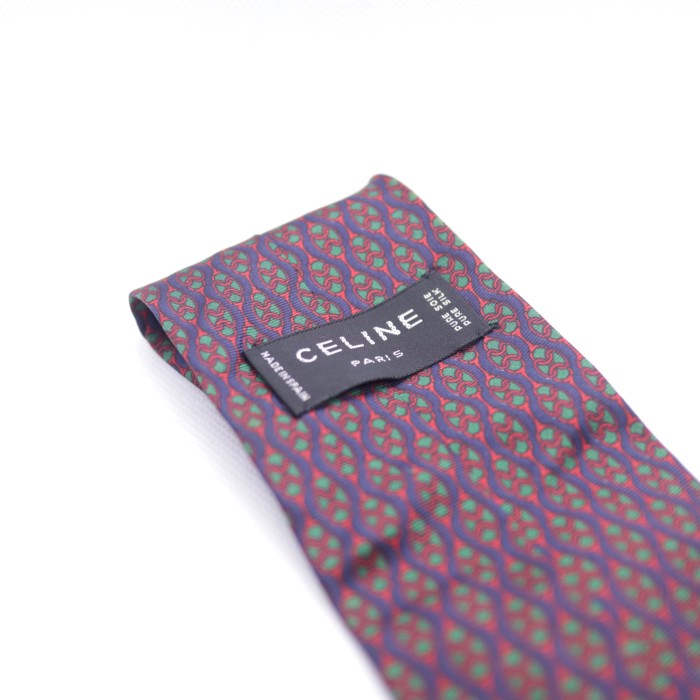 CELINE Whole Pattern Silk Necktie | Vintage.City 古着屋、古着コーデ情報を発信