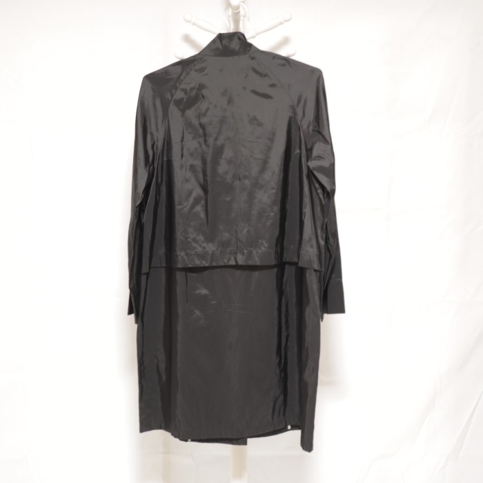 Stand Collar Nylon Coat Black | Vintage.City Vintage Shops, Vintage Fashion Trends