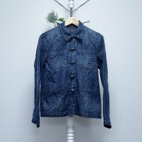 Lauren Jeans Chinese Buttons Denim Jacke | Vintage.City 빈티지숍, 빈티지 코디 정보