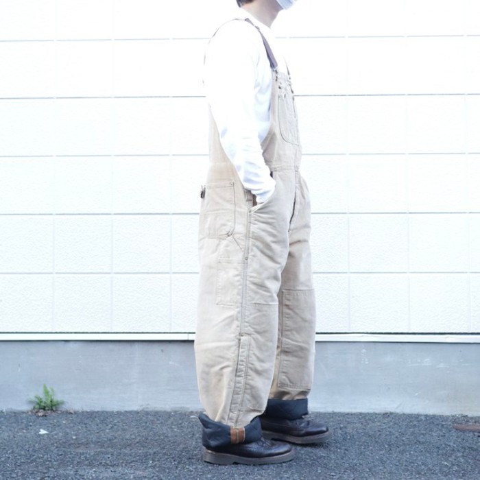 Carhartt Duck Overall Beige | Vintage.City 古着屋、古着コーデ情報を発信