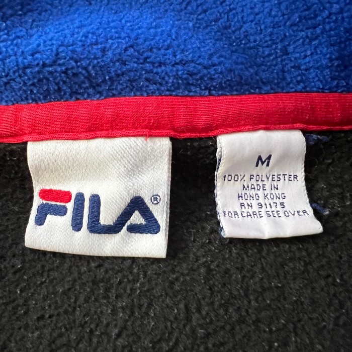FILA フィラ ハーフジップ フリース ブラック M 10762 | Vintage.City 古着屋、古着コーデ情報を発信