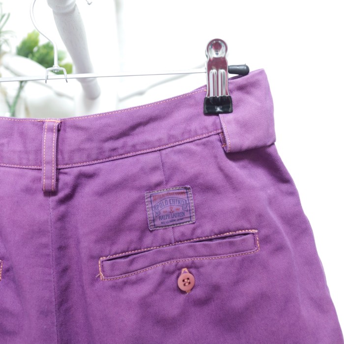 Polo Ralph Lauren Chino Shorts Purple | Vintage.City 古着屋、古着コーデ情報を発信