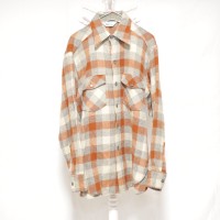 Woolrich Checked Wool Shirt Orange | Vintage.City 빈티지숍, 빈티지 코디 정보