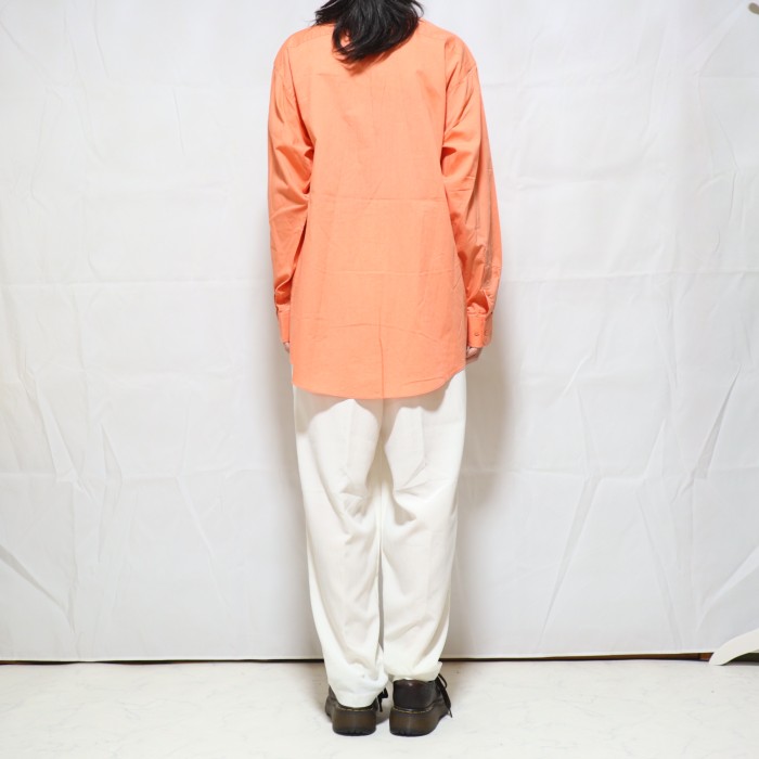 pierre cardin Poly-Cotton Shirt Orange | Vintage.City 古着屋、古着コーデ情報を発信
