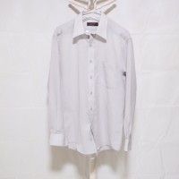 pierre cardin Poly-Cotton Shirt Gray | Vintage.City 古着屋、古着コーデ情報を発信