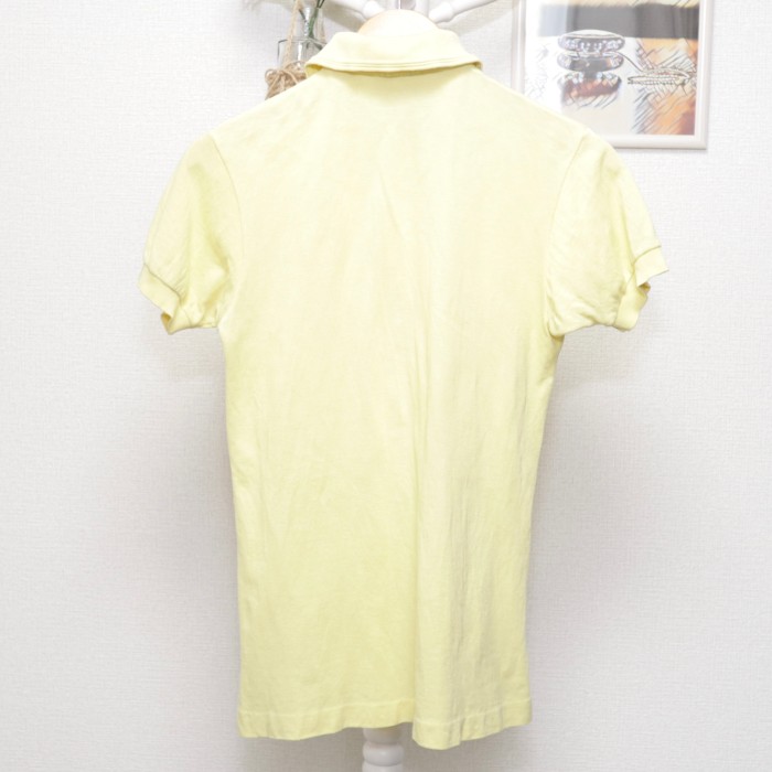 LACOSTE Short Sleeve Polo Shirt Cream | Vintage.City 古着屋、古着コーデ情報を発信
