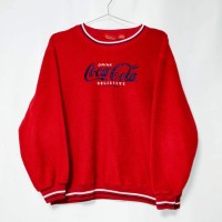 Coca-Cola Pile Cloth Sweat Shirt Red | Vintage.City 古着屋、古着コーデ情報を発信