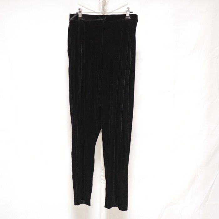 Velours Easy Pants Black | Vintage.City 古着屋、古着コーデ情報を発信