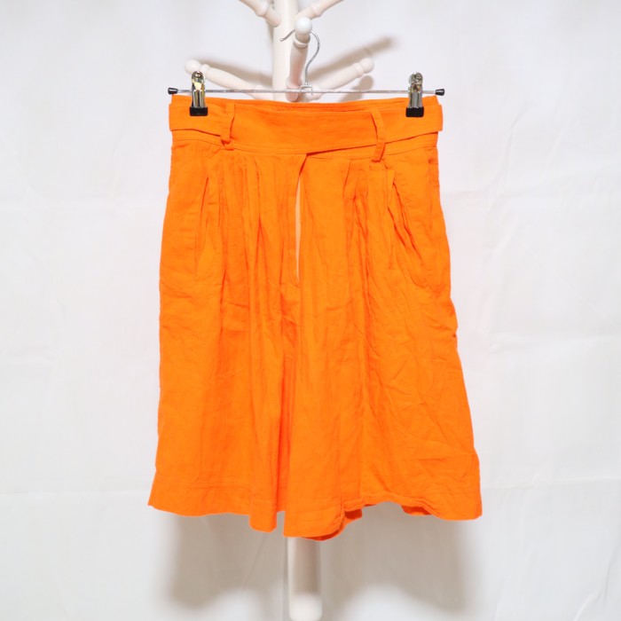 Flared Shorts Orange | Vintage.City 빈티지숍, 빈티지 코디 정보