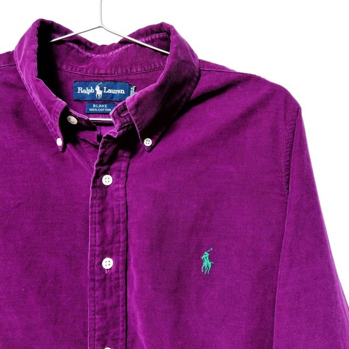 Ralph Lauren Corduroy Shirts Purple | Vintage.City 古着屋、古着コーデ情報を発信
