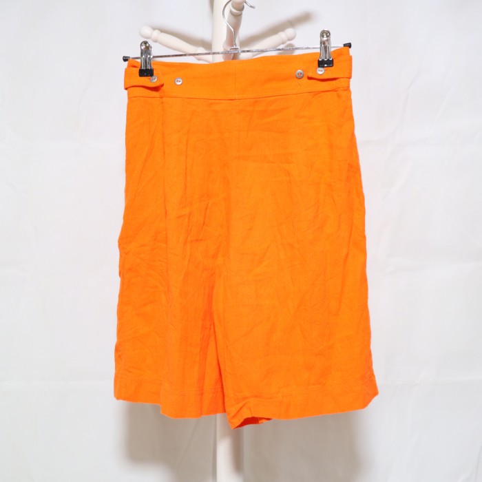 Flared Shorts Orange | Vintage.City Vintage Shops, Vintage Fashion Trends