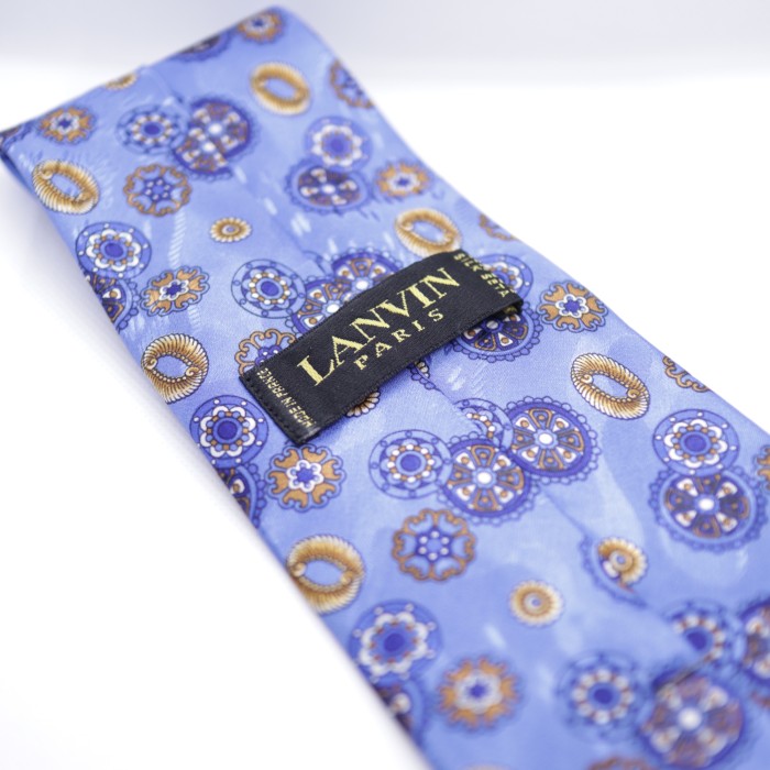 Whole Pattern Silk Necktie Blue | Vintage.City 빈티지숍, 빈티지 코디 정보
