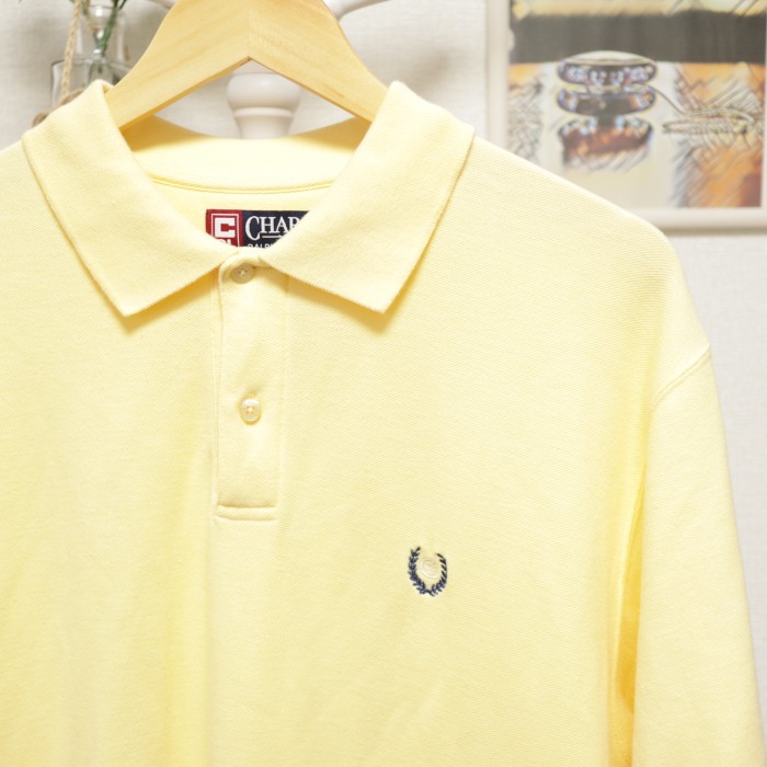 CHAPS Polo Shirt Cream Yellow | Vintage.City 古着屋、古着コーデ情報を発信