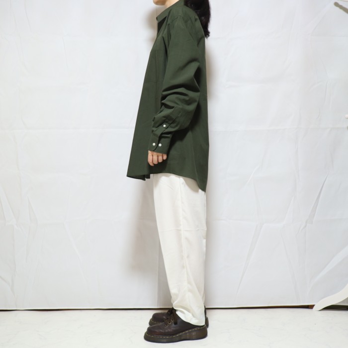 pierre cardin Poly-Cotton Shirt Green | Vintage.City 古着屋、古着コーデ情報を発信