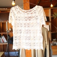 Lace Tops White | Vintage.City 古着屋、古着コーデ情報を発信