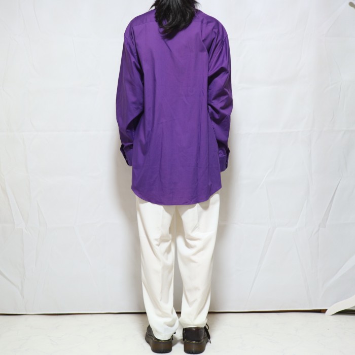pierre cardin Poly-Cotton Shirt Purple | Vintage.City 古着屋、古着コーデ情報を発信