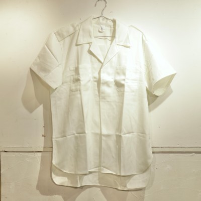 Italian NAVY Pullover Shirt White | Vintage.City 古着屋、古着コーデ情報を発信